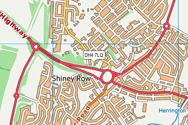 DH4 7LQ map - OS VectorMap District (Ordnance Survey) DH4 7LQ map - OS VectorMap District (Ordnance Survey)