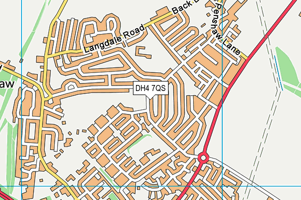 DH4 7QS map - OS VectorMap District (Ordnance Survey) DH4 7QS map - OS VectorMap District (Ordnance Survey)