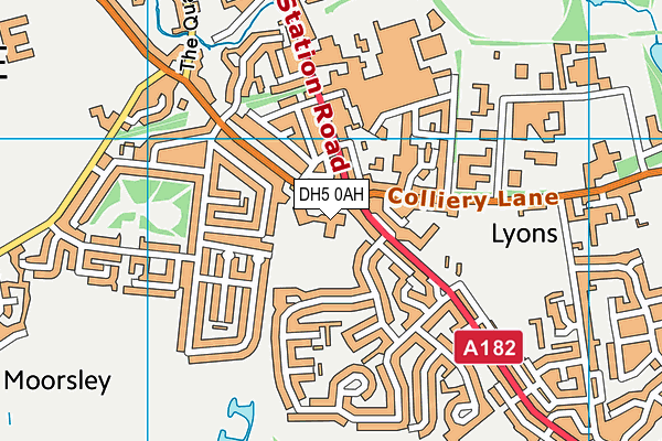 DH5 0AH map - OS VectorMap District (Ordnance Survey) DH5 0AH map - OS VectorMap District (Ordnance Survey)