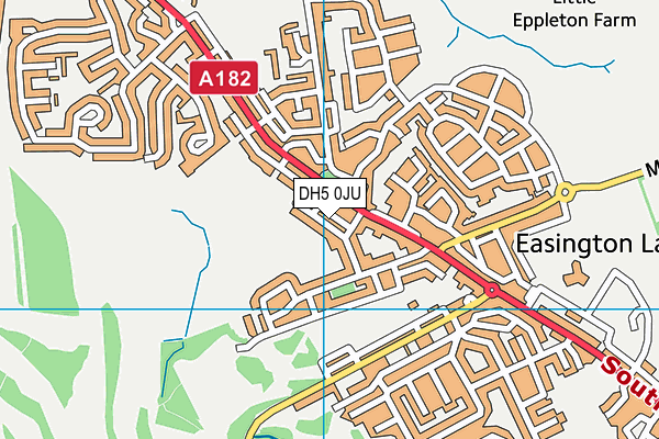 DH5 0JU map - OS VectorMap District (Ordnance Survey) DH5 0JU map - OS VectorMap District (Ordnance Survey)