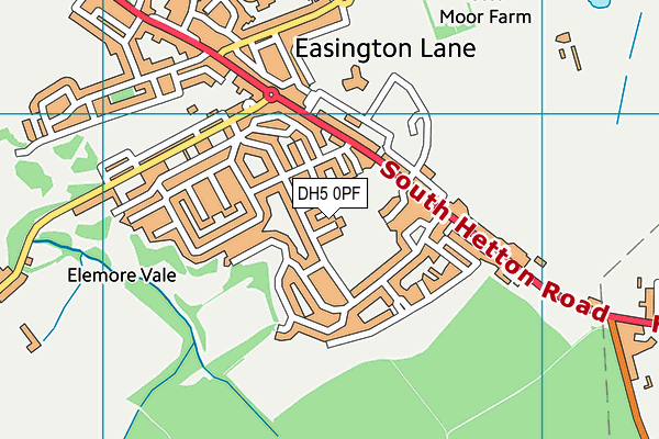 DH5 0PF map - OS VectorMap District (Ordnance Survey) DH5 0PF map - OS VectorMap District (Ordnance Survey)