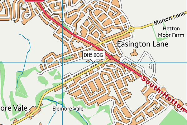 DH5 0QG map - OS VectorMap District (Ordnance Survey) DH5 0QG map - OS VectorMap District (Ordnance Survey)
