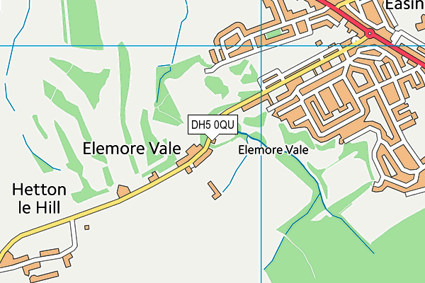 DH5 0QU map - OS VectorMap District (Ordnance Survey) DH5 0QU map - OS VectorMap District (Ordnance Survey)