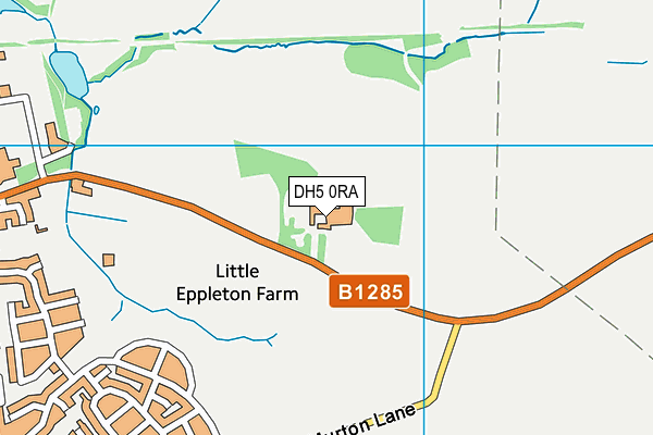 DH5 0RA map - OS VectorMap District (Ordnance Survey) DH5 0RA map - OS VectorMap District (Ordnance Survey)