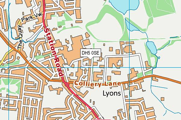 DH5 0SE map - OS VectorMap District (Ordnance Survey) DH5 0SE map - OS VectorMap District (Ordnance Survey)