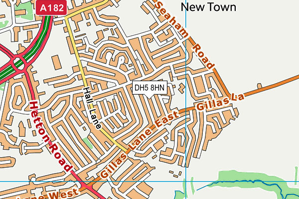 DH5 8HN map - OS VectorMap District (Ordnance Survey) DH5 8HN map - OS VectorMap District (Ordnance Survey)