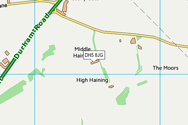 DH5 8JG map - OS VectorMap District (Ordnance Survey) DH5 8JG map - OS VectorMap District (Ordnance Survey)