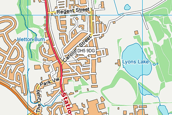 DH5 9DG map - OS VectorMap District (Ordnance Survey) DH5 9DG map - OS VectorMap District (Ordnance Survey)