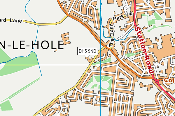 DH5 9ND map - OS VectorMap District (Ordnance Survey) DH5 9ND map - OS VectorMap District (Ordnance Survey)