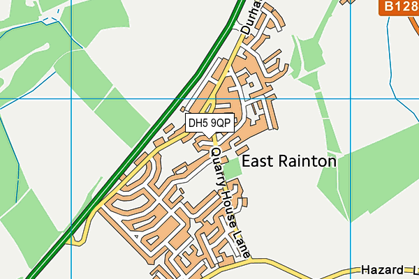 DH5 9QP map - OS VectorMap District (Ordnance Survey) DH5 9QP map - OS VectorMap District (Ordnance Survey)