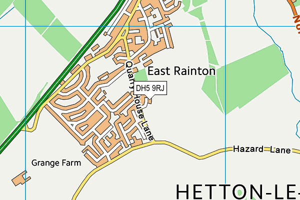 DH5 9RJ map - OS VectorMap District (Ordnance Survey) DH5 9RJ map - OS VectorMap District (Ordnance Survey)