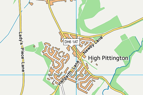 DH6 1AT map - OS VectorMap District (Ordnance Survey) DH6 1AT map - OS VectorMap District (Ordnance Survey)
