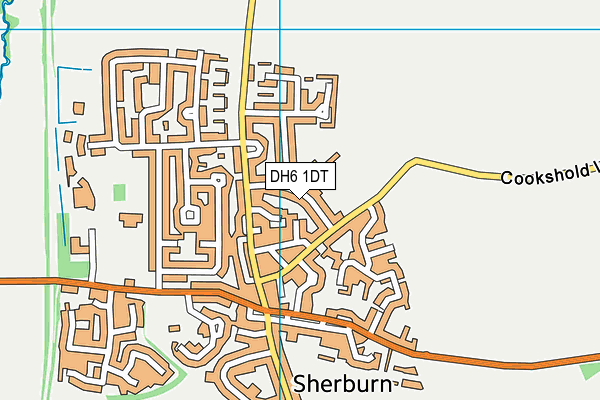DH6 1DT map - OS VectorMap District (Ordnance Survey) DH6 1DT map - OS VectorMap District (Ordnance Survey)