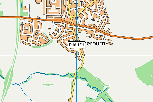 DH6 1EH map - OS VectorMap District (Ordnance Survey) DH6 1EH map - OS VectorMap District (Ordnance Survey)