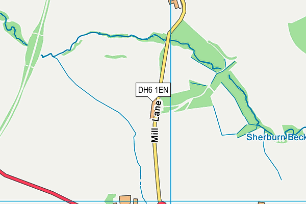 DH6 1EN map - OS VectorMap District (Ordnance Survey) DH6 1EN map - OS VectorMap District (Ordnance Survey)
