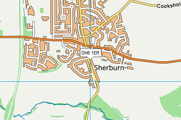 DH6 1ER map - OS VectorMap District (Ordnance Survey) DH6 1ER map - OS VectorMap District (Ordnance Survey)