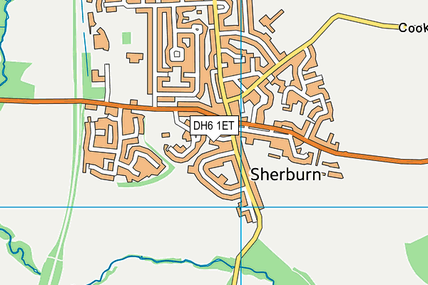 DH6 1ET map - OS VectorMap District (Ordnance Survey) DH6 1ET map - OS VectorMap District (Ordnance Survey)