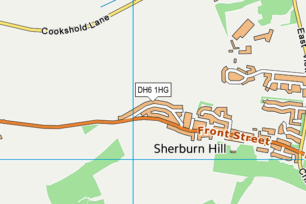 DH6 1HG map - OS VectorMap District (Ordnance Survey) DH6 1HG map - OS VectorMap District (Ordnance Survey)