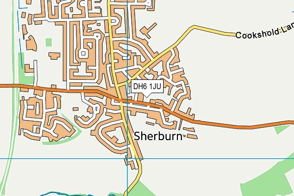 DH6 1JU map - OS VectorMap District (Ordnance Survey) DH6 1JU map - OS VectorMap District (Ordnance Survey)