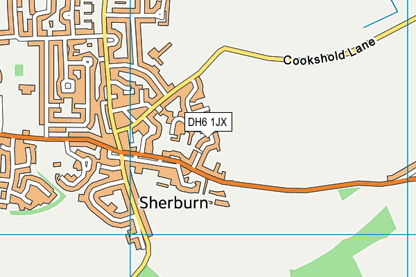 DH6 1JX map - OS VectorMap District (Ordnance Survey) DH6 1JX map - OS VectorMap District (Ordnance Survey)