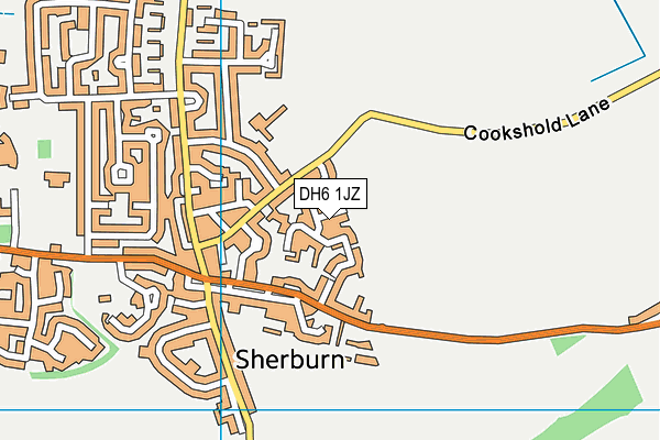 DH6 1JZ map - OS VectorMap District (Ordnance Survey) DH6 1JZ map - OS VectorMap District (Ordnance Survey)