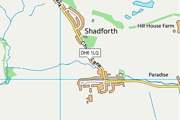 DH6 1LQ map - OS VectorMap District (Ordnance Survey) DH6 1LQ map - OS VectorMap District (Ordnance Survey)