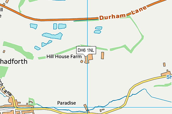 DH6 1NL map - OS VectorMap District (Ordnance Survey) DH6 1NL map - OS VectorMap District (Ordnance Survey)