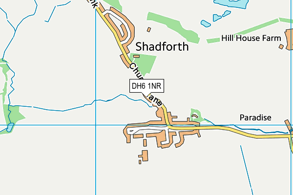DH6 1NR map - OS VectorMap District (Ordnance Survey) DH6 1NR map - OS VectorMap District (Ordnance Survey)