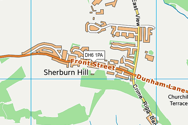 DH6 1PA map - OS VectorMap District (Ordnance Survey) DH6 1PA map - OS VectorMap District (Ordnance Survey)
