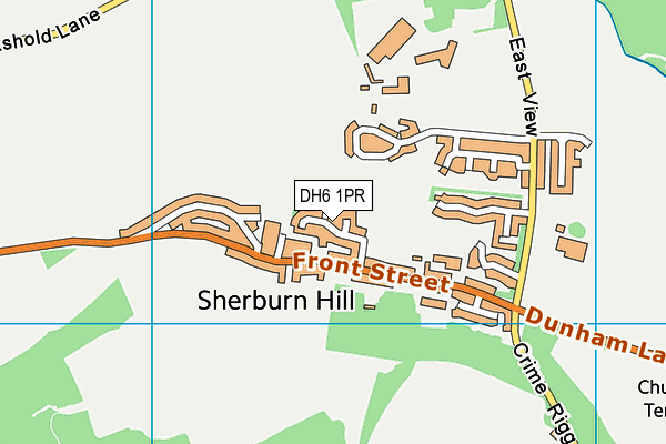 DH6 1PR map - OS VectorMap District (Ordnance Survey) DH6 1PR map - OS VectorMap District (Ordnance Survey)