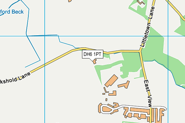 DH6 1PT map - OS VectorMap District (Ordnance Survey) DH6 1PT map - OS VectorMap District (Ordnance Survey)