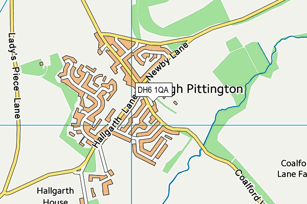 DH6 1QA map - OS VectorMap District (Ordnance Survey) DH6 1QA map - OS VectorMap District (Ordnance Survey)