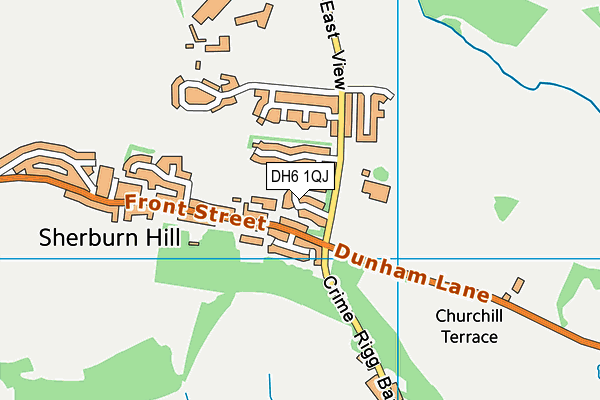 DH6 1QJ map - OS VectorMap District (Ordnance Survey) DH6 1QJ map - OS VectorMap District (Ordnance Survey)