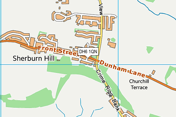 DH6 1QN map - OS VectorMap District (Ordnance Survey) DH6 1QN map - OS VectorMap District (Ordnance Survey)