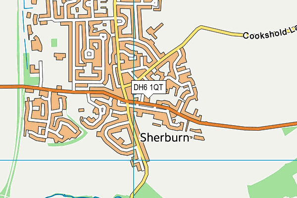 DH6 1QT map - OS VectorMap District (Ordnance Survey) DH6 1QT map - OS VectorMap District (Ordnance Survey)