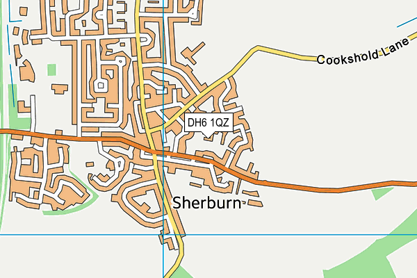 DH6 1QZ map - OS VectorMap District (Ordnance Survey) DH6 1QZ map - OS VectorMap District (Ordnance Survey)