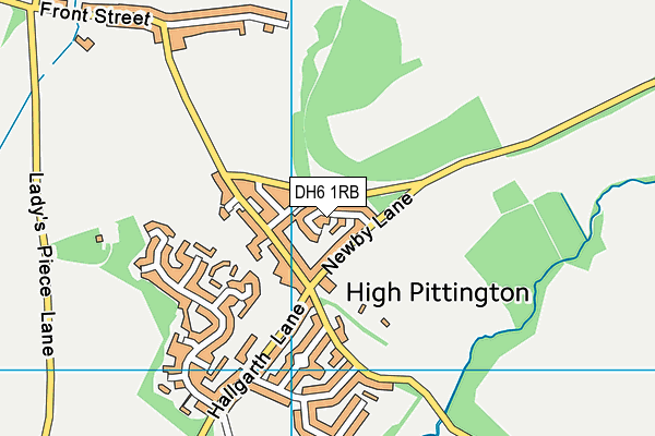 DH6 1RB map - OS VectorMap District (Ordnance Survey) DH6 1RB map - OS VectorMap District (Ordnance Survey)