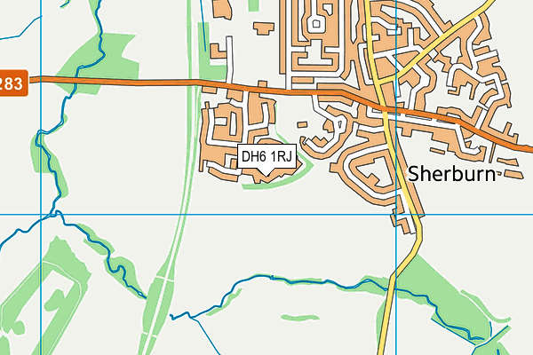 DH6 1RJ map - OS VectorMap District (Ordnance Survey) DH6 1RJ map - OS VectorMap District (Ordnance Survey)
