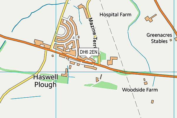 DH6 2EN map - OS VectorMap District (Ordnance Survey) DH6 2EN map - OS VectorMap District (Ordnance Survey)
