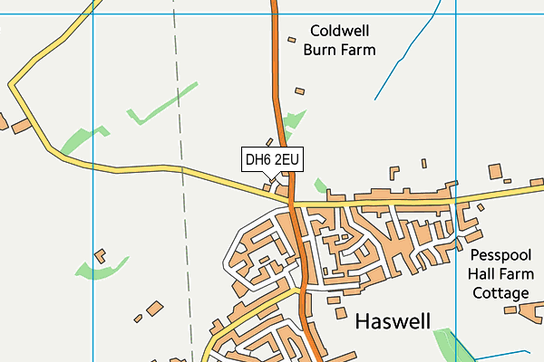 DH6 2EU map - OS VectorMap District (Ordnance Survey) DH6 2EU map - OS VectorMap District (Ordnance Survey)