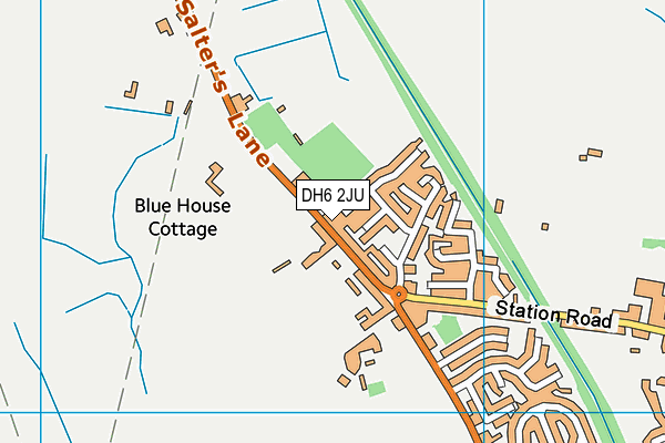 DH6 2JU map - OS VectorMap District (Ordnance Survey) DH6 2JU map - OS VectorMap District (Ordnance Survey)