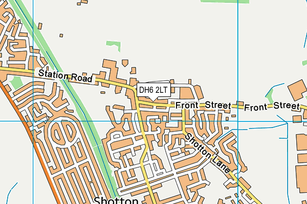 DH6 2LT map - OS VectorMap District (Ordnance Survey) DH6 2LT map - OS VectorMap District (Ordnance Survey)