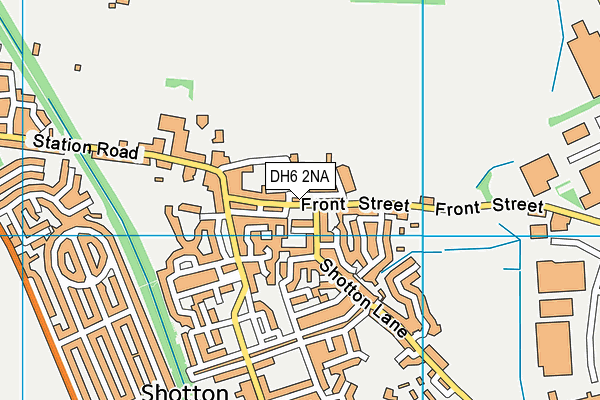 DH6 2NA map - OS VectorMap District (Ordnance Survey) DH6 2NA map - OS VectorMap District (Ordnance Survey)