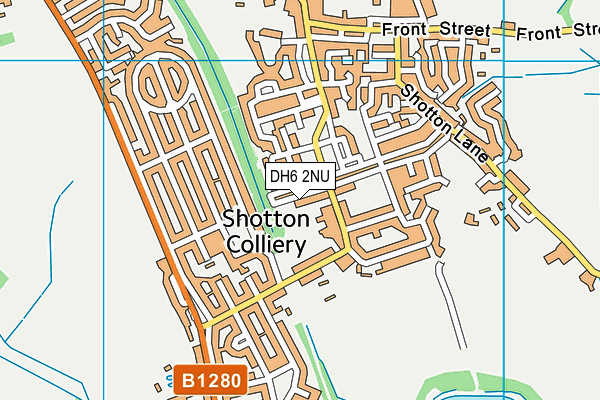 DH6 2NU map - OS VectorMap District (Ordnance Survey) DH6 2NU map - OS VectorMap District (Ordnance Survey)