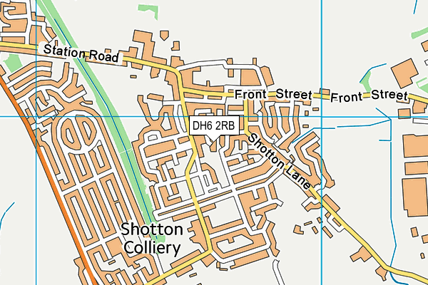 DH6 2RB map - OS VectorMap District (Ordnance Survey) DH6 2RB map - OS VectorMap District (Ordnance Survey)