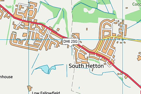 DH6 2SG map - OS VectorMap District (Ordnance Survey) DH6 2SG map - OS VectorMap District (Ordnance Survey)