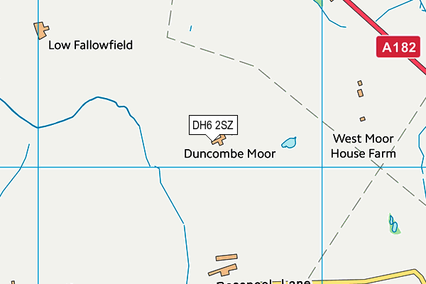 DH6 2SZ map - OS VectorMap District (Ordnance Survey) DH6 2SZ map - OS VectorMap District (Ordnance Survey)
