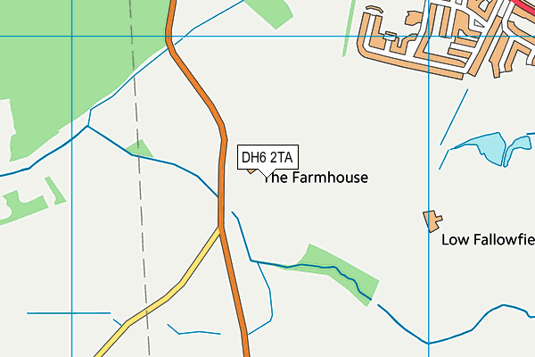 DH6 2TA map - OS VectorMap District (Ordnance Survey) DH6 2TA map - OS VectorMap District (Ordnance Survey)