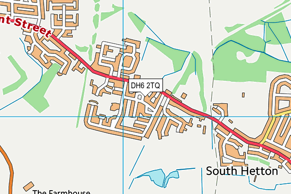 DH6 2TQ map - OS VectorMap District (Ordnance Survey) DH6 2TQ map - OS VectorMap District (Ordnance Survey)