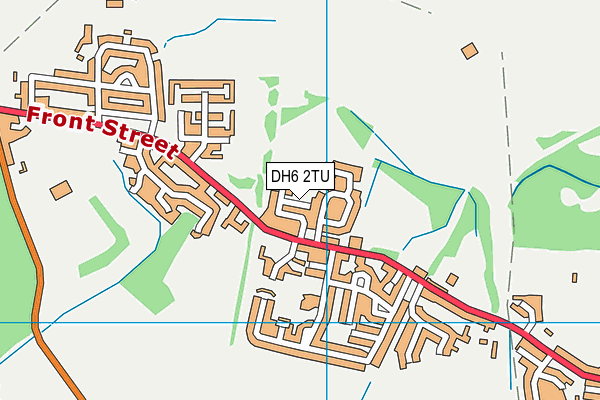 DH6 2TU map - OS VectorMap District (Ordnance Survey) DH6 2TU map - OS VectorMap District (Ordnance Survey)